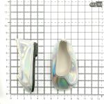 Туфли для куклы Металлик, 7см, цв. серебряный, MISU-7