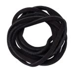 Шнур кожа натуральная ⌀3.0 мм / 1 метр, дизайн 301, 100% кожа, черный