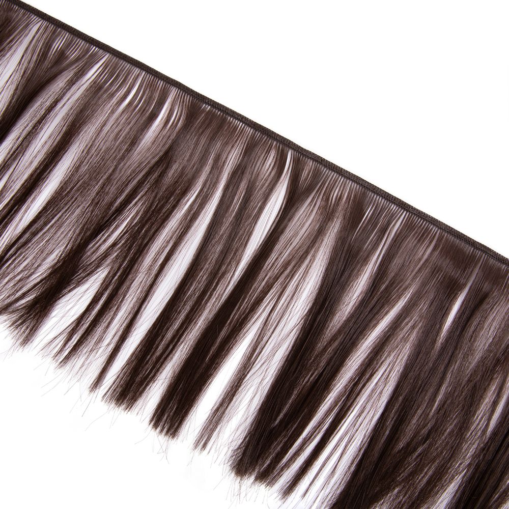 Трессы для кукол 15 см, 100 см, 25 г, 08 шоколадный, HobbyBe HAR-7