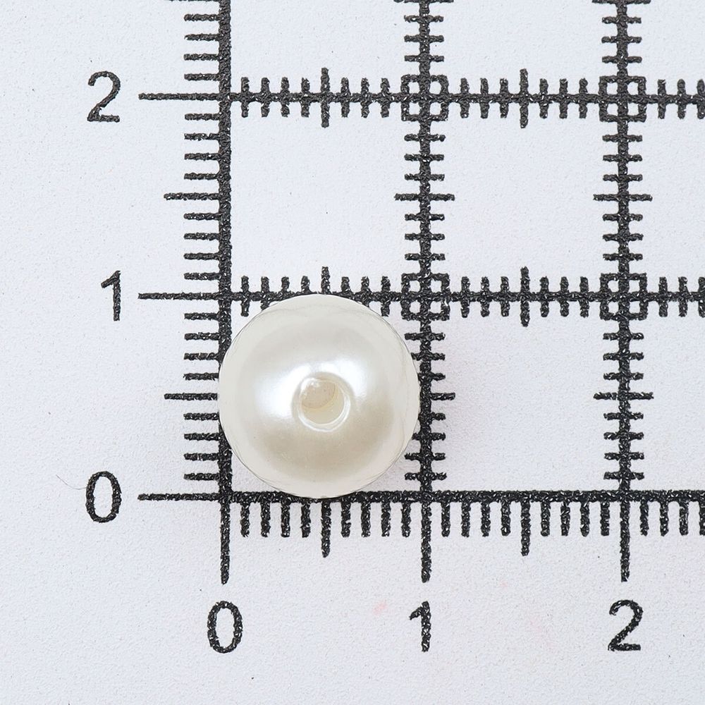 Бусины пластик (жемчуг) ⌀10 мм, 50 г, Astra&Craft (003 NL телесный)