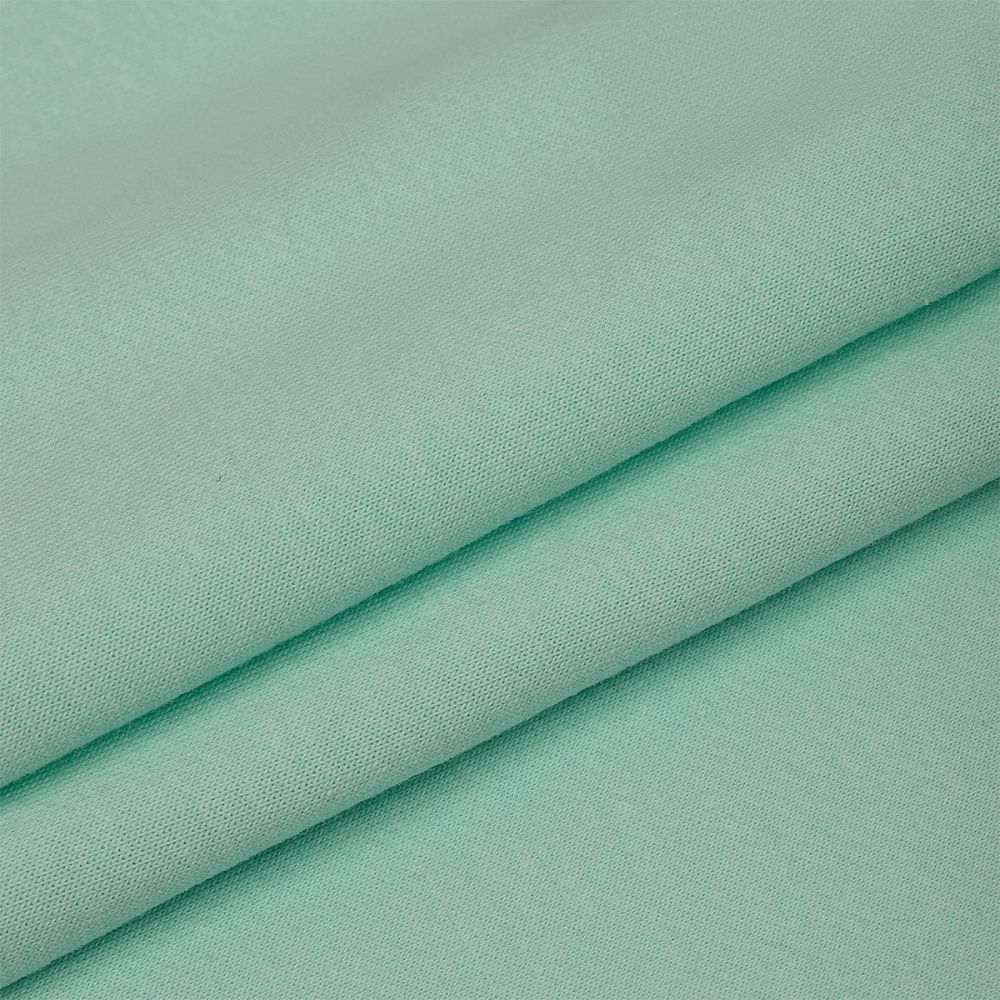 Футер 2-нитка петля поликоттон стрейч 220 г/м², 160 см / 3 метра, ФУТ2Х.TBY.ХЛ-ПЭ.S822.3, цв.S822 мятный