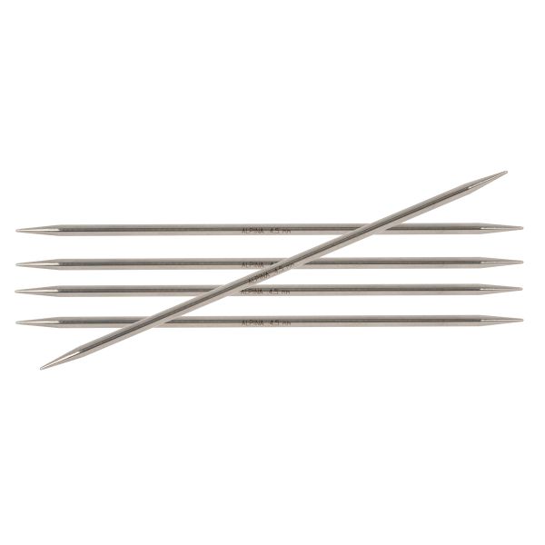Спицы чулочные 5-ти компл. ⌀4.5 мм, 20 см, Alpina SIL-05