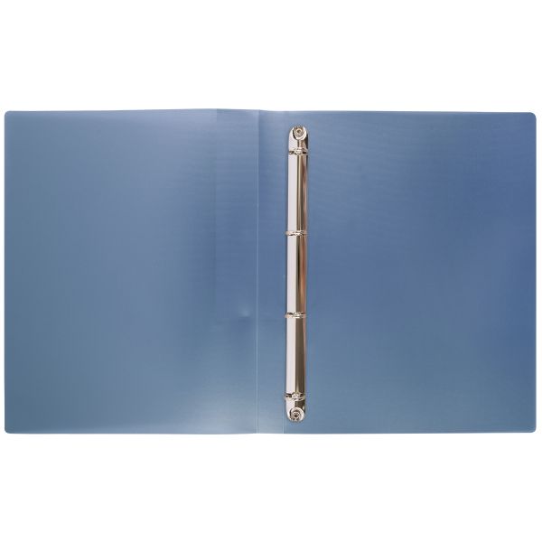 Папка на 4 О-кольцах A4 700 мкм 25 мм, 1 шт, d-17 мм, голубика EC211420071, Expert Complete