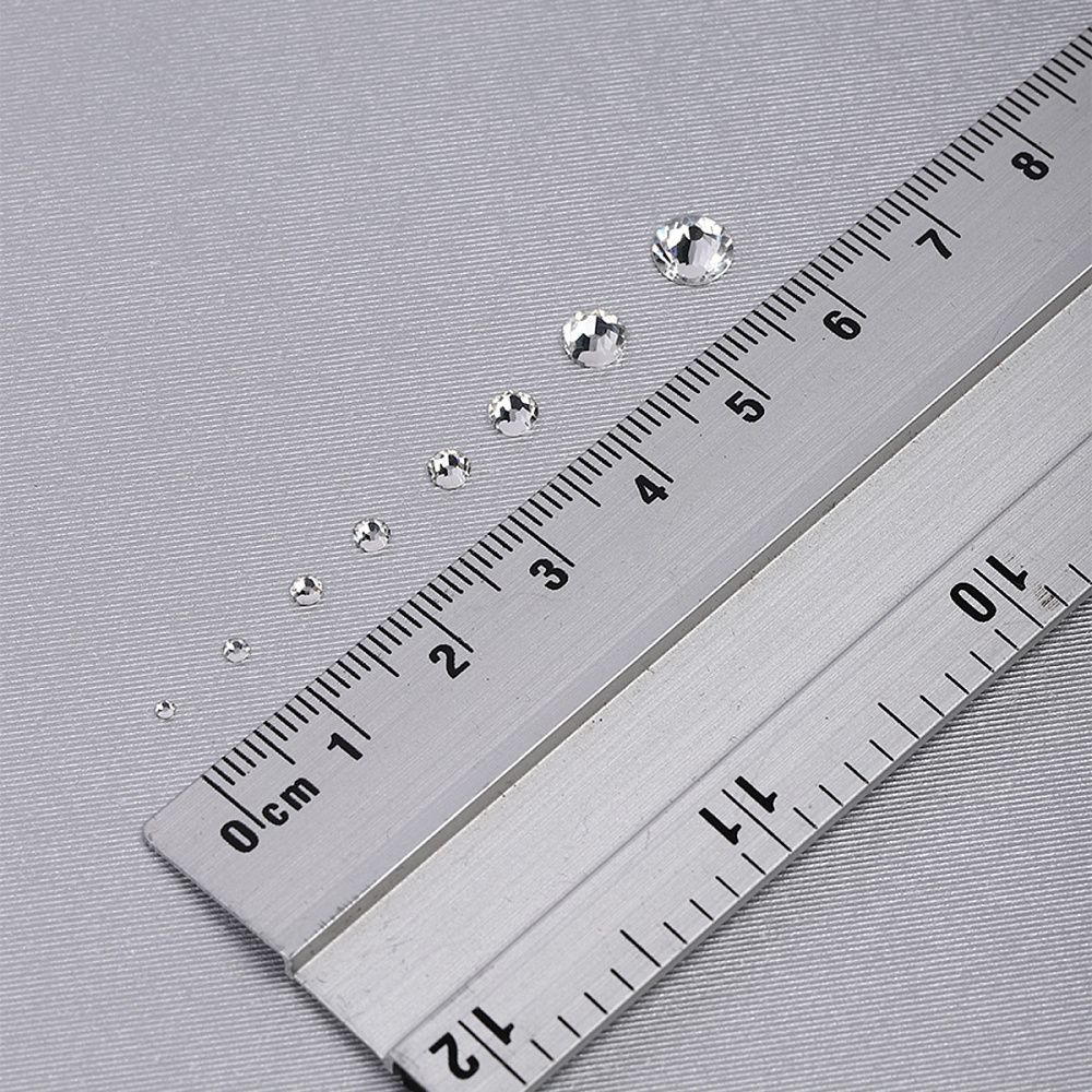 Стразы холодной фиксации TBY.MIX 1 цв.серебро уп.1000 шт