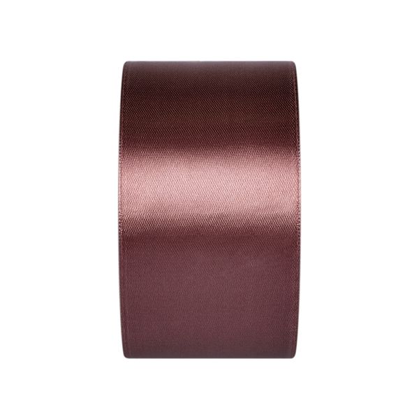 Лента атласная 1-сторонняя 50.0 мм / 33±2 метра, 099 коричневый, Gamma