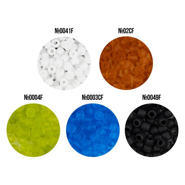 Бисер Япония Toho 11/0 круглый 2 ASSORTI 2.2 мм, 5х5 г, №01