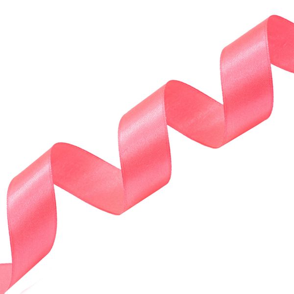 Лента атласная 1-сторонняя 25.0 мм / 22.86±1 метров, 024 коралловый, Globus