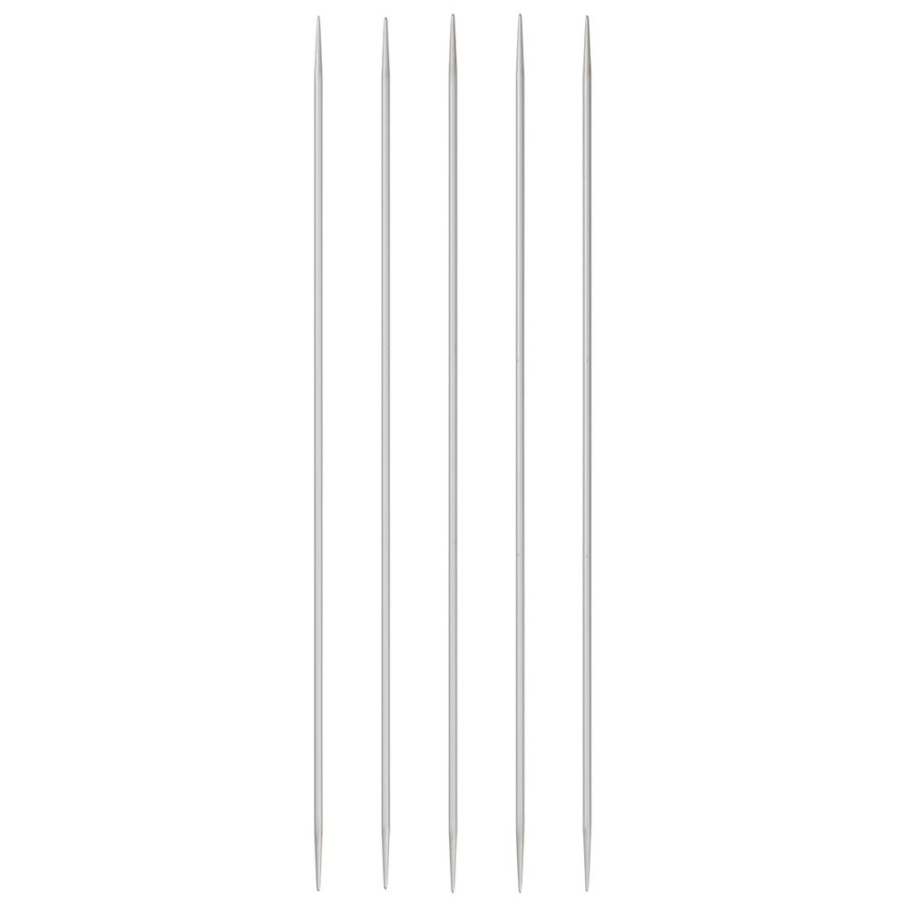 Спицы чулочные ⌀2.0 мм, 20 см, 5 шт, с острием на обоих концах, Prym 191486