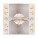 Коробка для мини-торта 14х14х8 см, №1 Золотые мечты, S-Chief, CBC-029