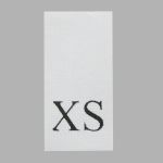 Этикетка-размерник, белый, 10х20 мм, 100 шт, XS