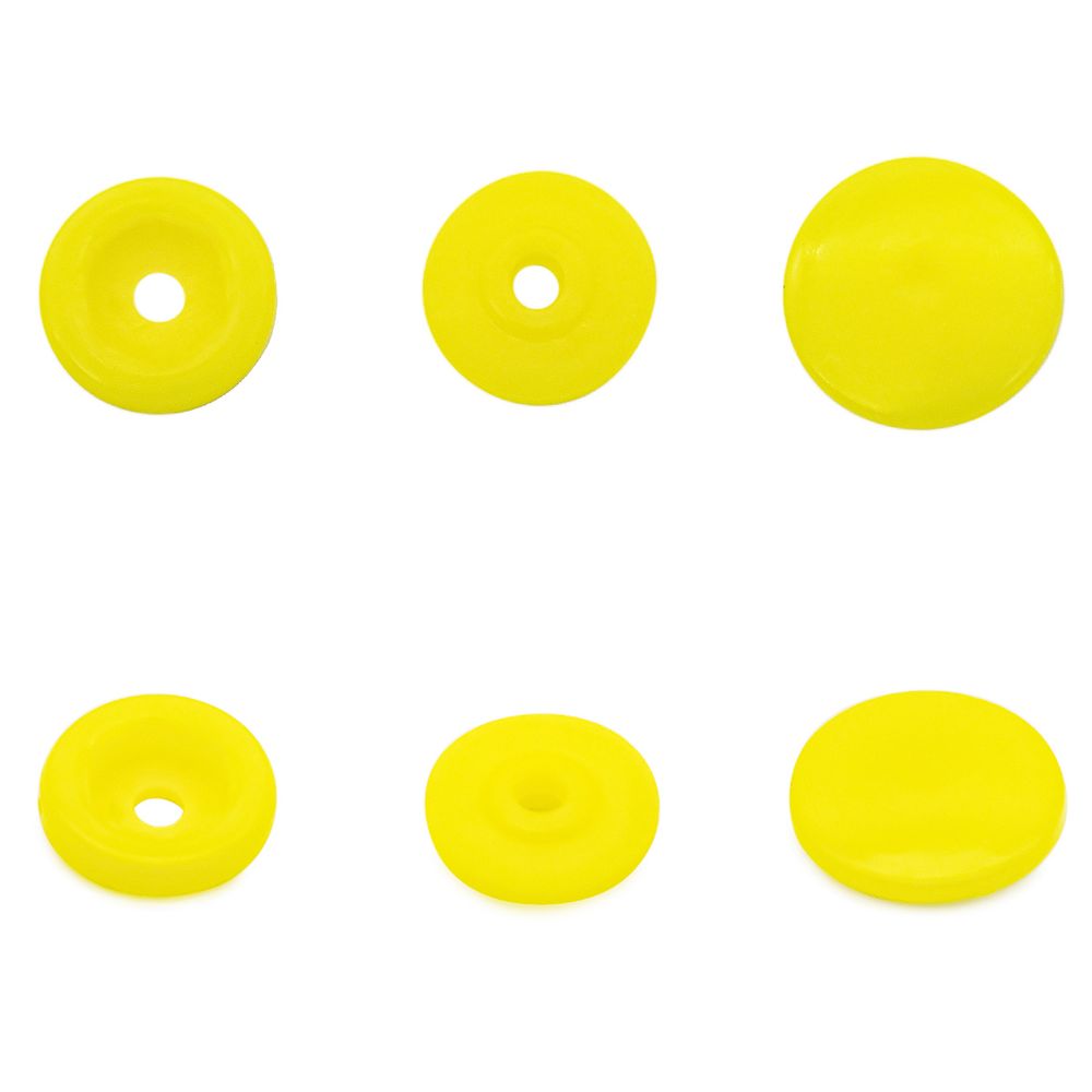 Кнопка рубашечная ⌀12,5/10мм пластик (≈100шт) New Star (110 жёлтый)