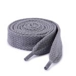 Шнур плоский для худи ⌀21.0 мм, 140 см, 10 шт, 924012/ серый (№412), р.60240/140И