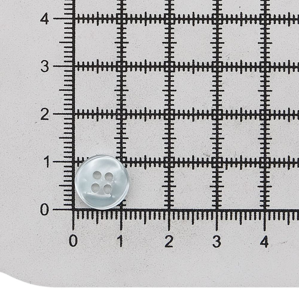 Пуговицы 4 прокола 18L (11мм), (col.12 голубой) CB, 72 шт