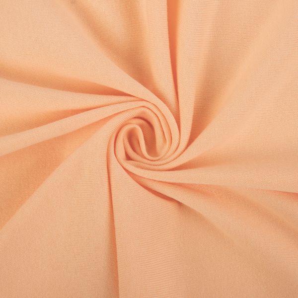 Трикотаж кукольный отрез 50х155 см, 225 г/м², 04 св.персиковый, Peppy DTF-01