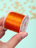 Нить-леска 0.3 мм, 100 м, цв. оранжевый