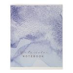 Тетрадь Watercolor A5 96 л. на скобе 60 г/м², 6 шт, клетка, SVT 960421 04 синий, Светоч