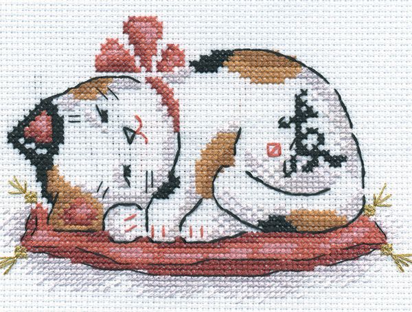 Набор для вышивания нитками Panna, Благополучие в доме, 16х11 см