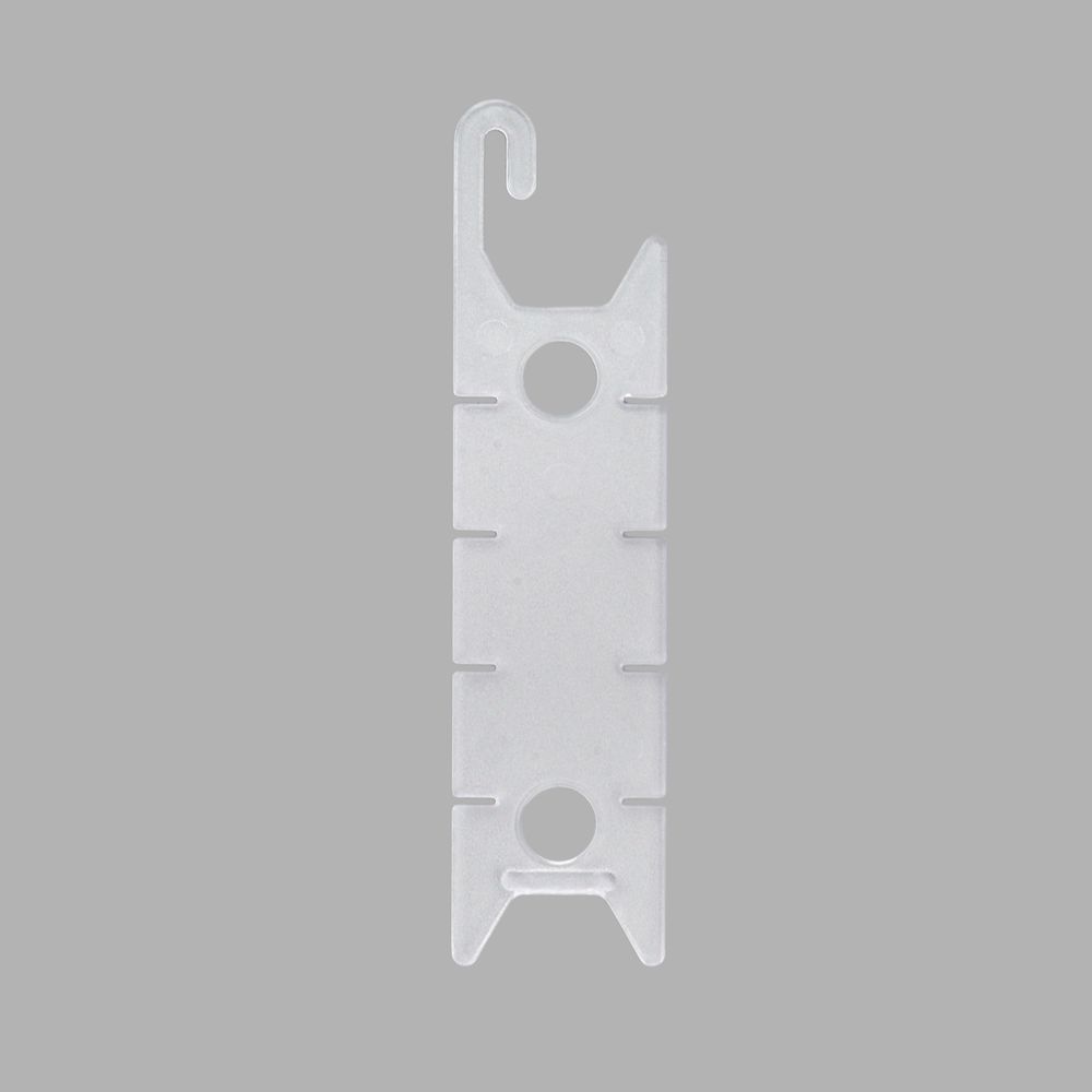 Фиксатор шнура шторной ленты 95мм прозрачный, 50 шт