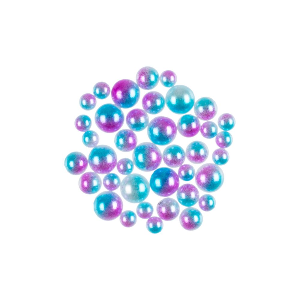 Полубусины декоративные 5х7 г, 09 сине-розовый, Mr.Painter PRL-08