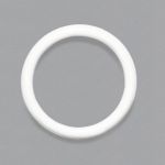 Кольца для бюстгальтера металл ⌀9.0 мм, 100 шт, белый, 01-134/09