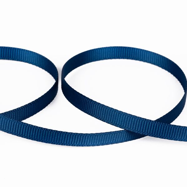 Лента репсовая (в рубчик) 6.0 мм / 45.5 метров, 012 морской, Gamma GR-06