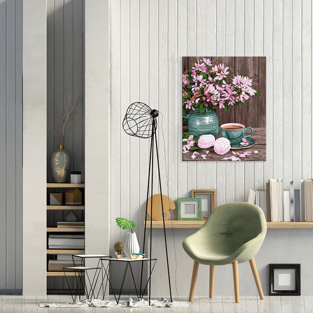 Картина по номерам Фрея, Натюрморт с зефиром, 50х40 см