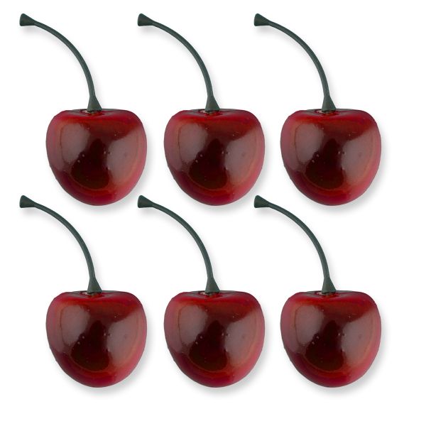 Декоративные элементы для флористики 2.7 см, 6х6 шт, 01 черешня, Blumentag RDF-05