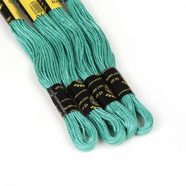 Мулине ПНК им.Кирова цв.9270 зеленый, 24 мотка по 8 метров