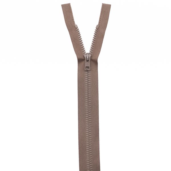 Молния трактор Arta Т6 (6 мм) 1 зам., разъем., 75 см, цв. 072 бежевый, уп.5 шт