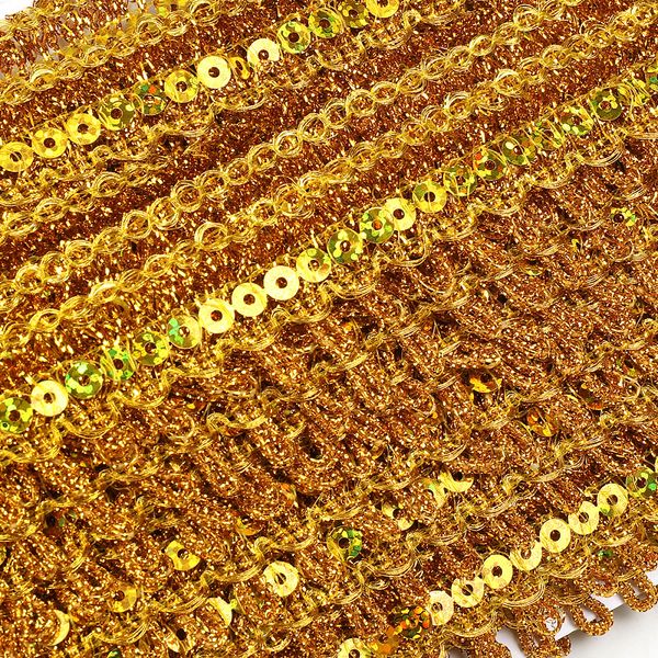 Тесьма отделочная 27 мм, 13-6413 цв.золото уп.13.71м