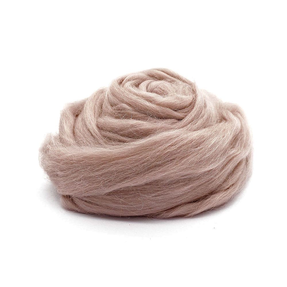 Шерсть для валяния Камтекс Лента для валяния п/тонкая 1х50 г, (25-28 мкр), 2.1 м, 174 т.орхидея