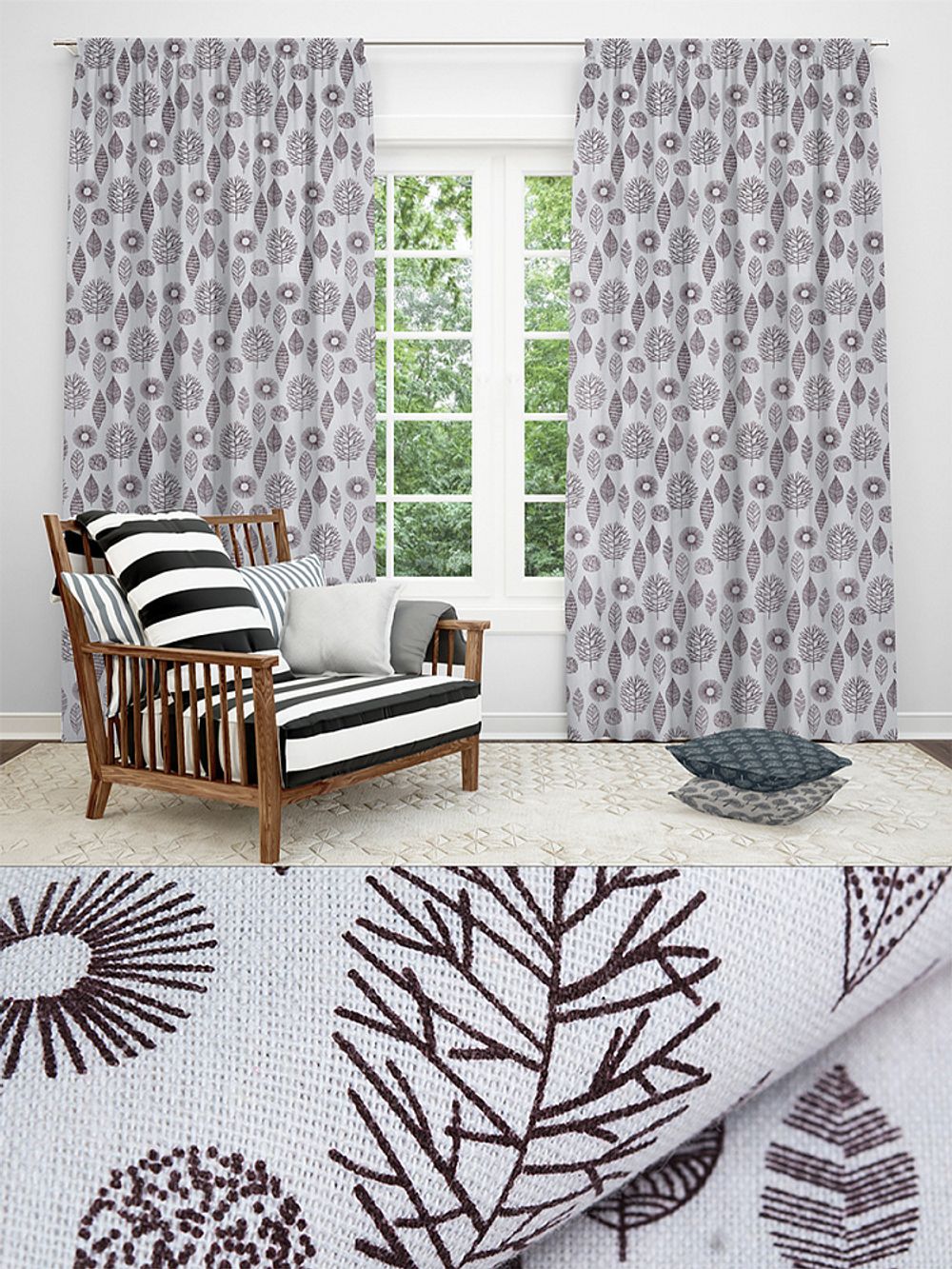 Льняная ткань 140 г/м², 150 см / 20 метров, TBY-DJ-10, TBY