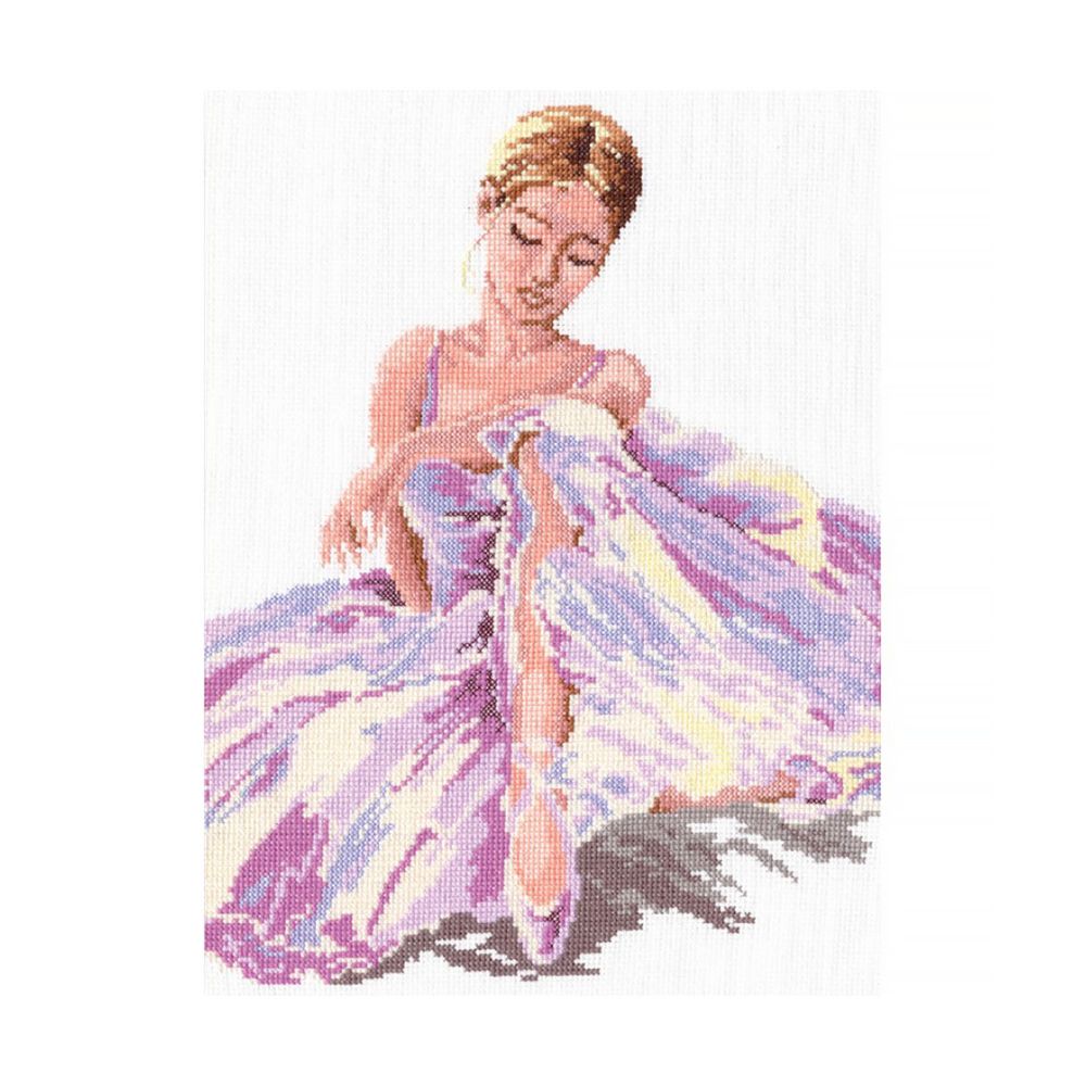 Набор для вышивания нитками Чудесная игла, Балерина, 24х30 см