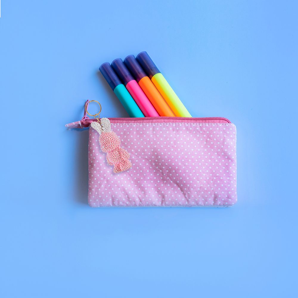 Алмазная (кристальная) мозаика Фрея ALVF-001, брелок Розовый зайка, 4х8 см