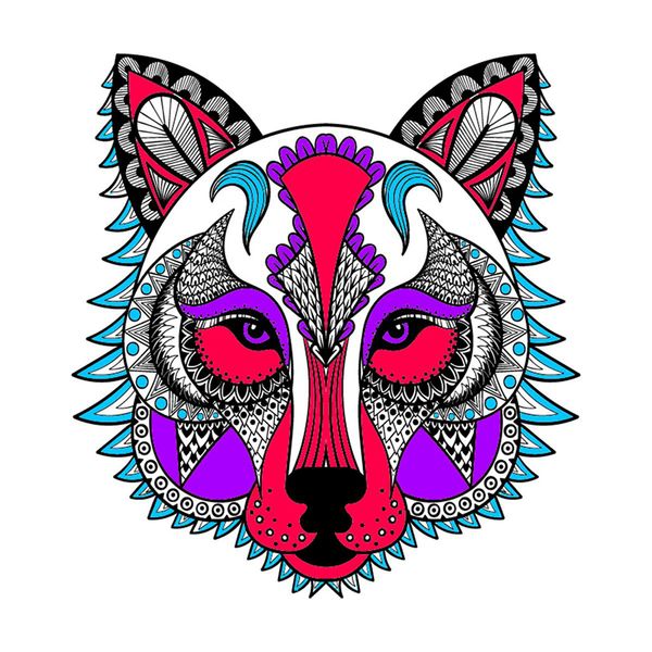 Набор для вышивания нитками Матренин Посад, 41х41 Узор волка