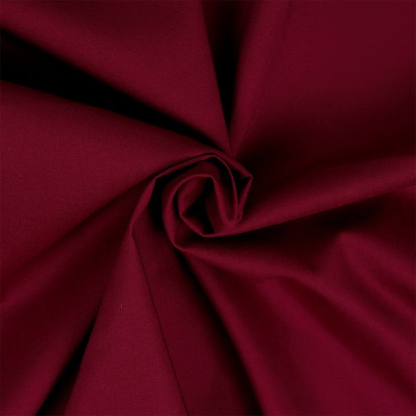 ТиСи (T/C) поплин стрейч 110 г/м², 150 см / 1 метр, TBY.TC.21.1, цв.ягодный