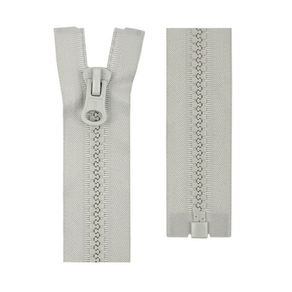 Молния трактор Т10 (10 мм) 1 зам., разъем., 100 см, 329 серебристо-серый, Т-10 Gamma, 10 шт