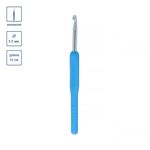 Крючок для вязания с пластиковой ручкой металл ⌀5,5 мм, 14 см, в чехле, Gamma MHP