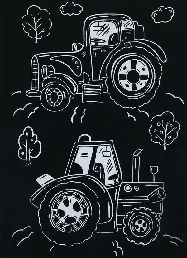 Набор для творчества Гравюра-блокнот Транспорт, 14х20 см, Hobbius GHPB-04