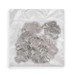 Крючки пришивные декоративные 50х19 мм, металл, т.серебро, 10 шт, BIG