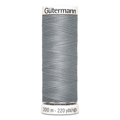 Нитки универсальные Gutermann Sew-all, 200м, 040 пепельно-серый, 5 катушек