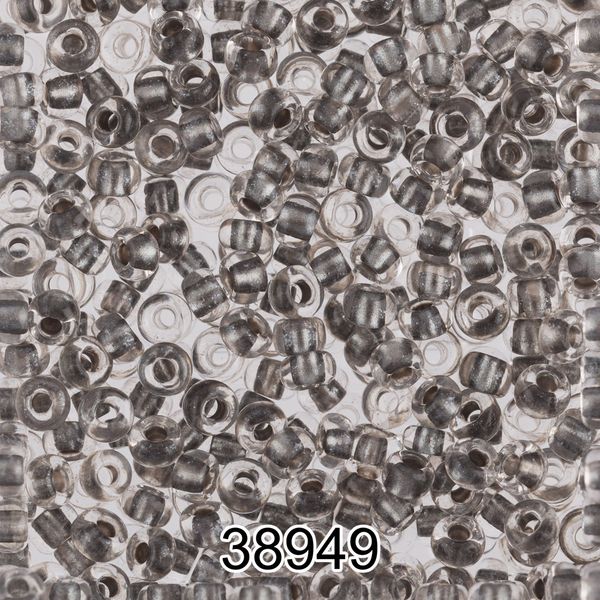 Бисер Preciosa 10/0 (2.3 мм), 500 г, 38949 (Ф371) серый