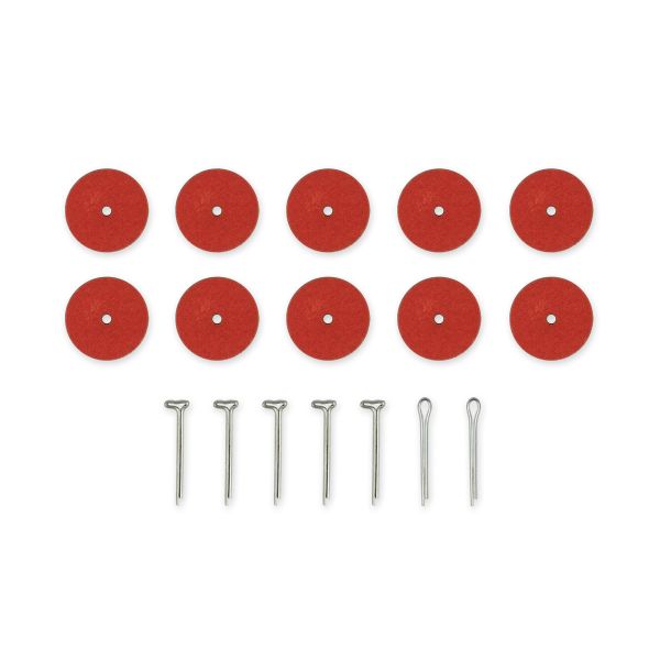 Набор креплений для суставов мишек Тедди фибра ⌀18 мм, 5 шт, NCF-18, HobbyBe NCF-18