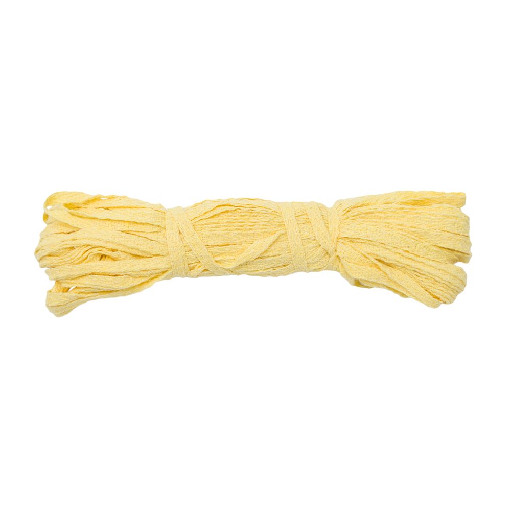 Тесьма (лента) киперная (100 х/б) 5 мм / 25 метров, рис. 9790, 1.4 г/м, желтый, С3865Г17/1