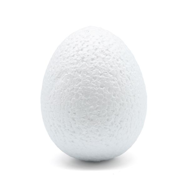 Заготовка из пенопласта Яйцо, h 90 мм, d 70 мм, 5 шт