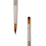 Кисть синтетика двусторонняя круглая/плоская, 5 шт, короткая ручка, №03, Vista-Artista 50130-3