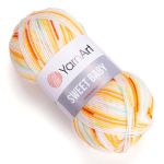 Пряжа YarnArt (ЯрнАрт) Sweet Baby / уп.5 мот. по 100 г, 300м, 902