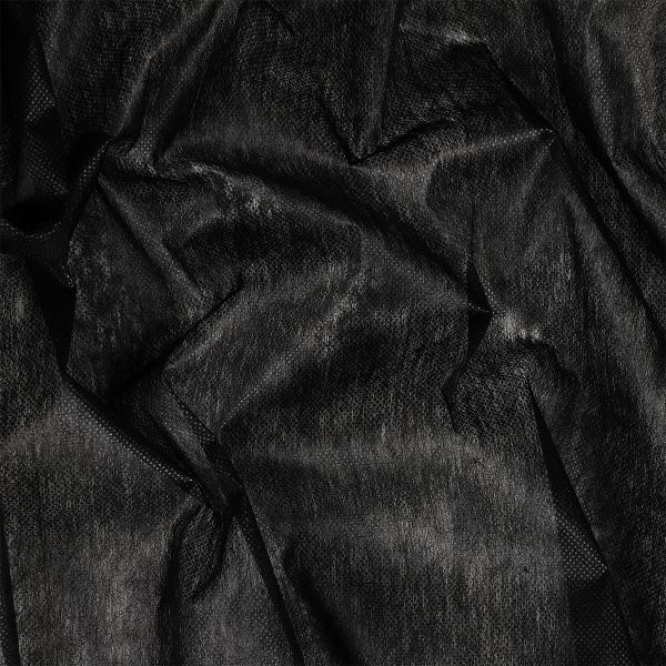 Флизелин клеевой точечный 30 г/м², цв.черый, шир.90см, 100м