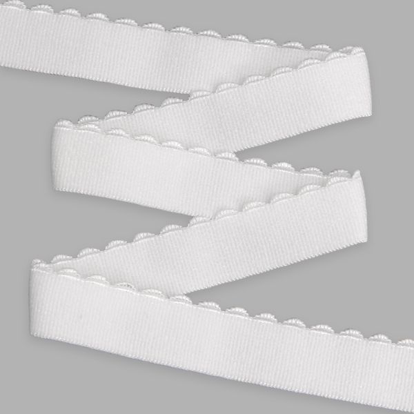 Резинка бельевая (отделочная) становая 15.0 мм / 50 метров, молочный, (ML175.015/1)