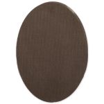 Термозаплатка Овал 14х10 см, ZAP, №06 вельвет коричневый, Gamma ZAP